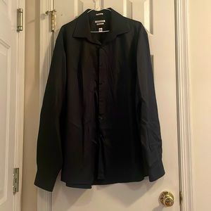 Lux satin dress shirt
